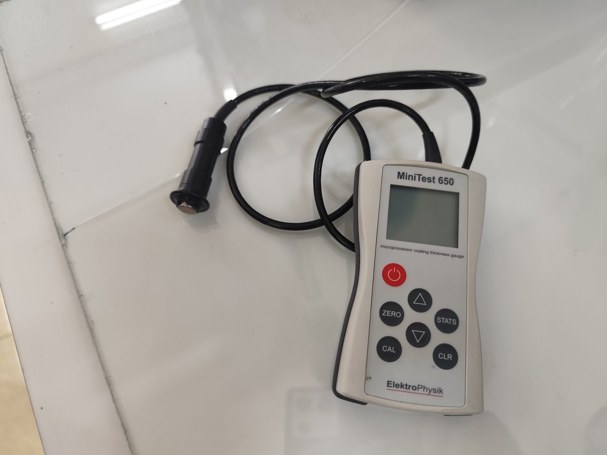 Coating thickness measuring machine